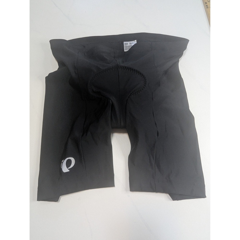 Pearl Izumi Mens XXL Black Padded Cycling Shorts Blue Chamois Bike Shorts